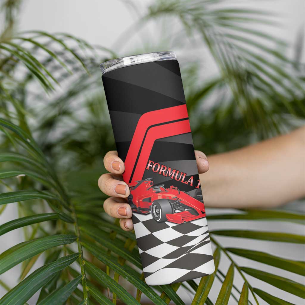 Sundays Are For Formula Racing Skinny Tumbler - Wonder Print Shop