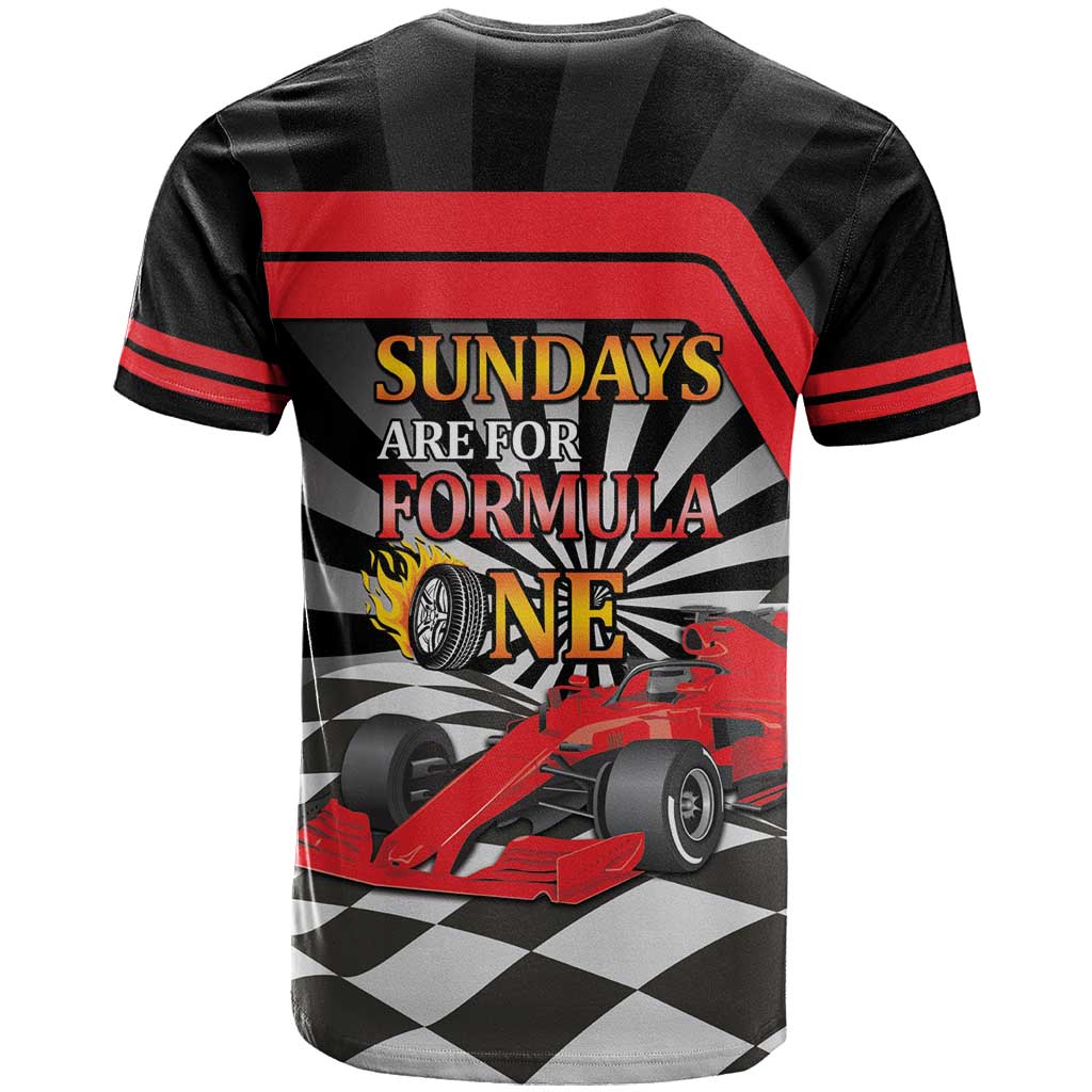 Sundays Are For Formula Racing T Shirt - Wonder Print Shop