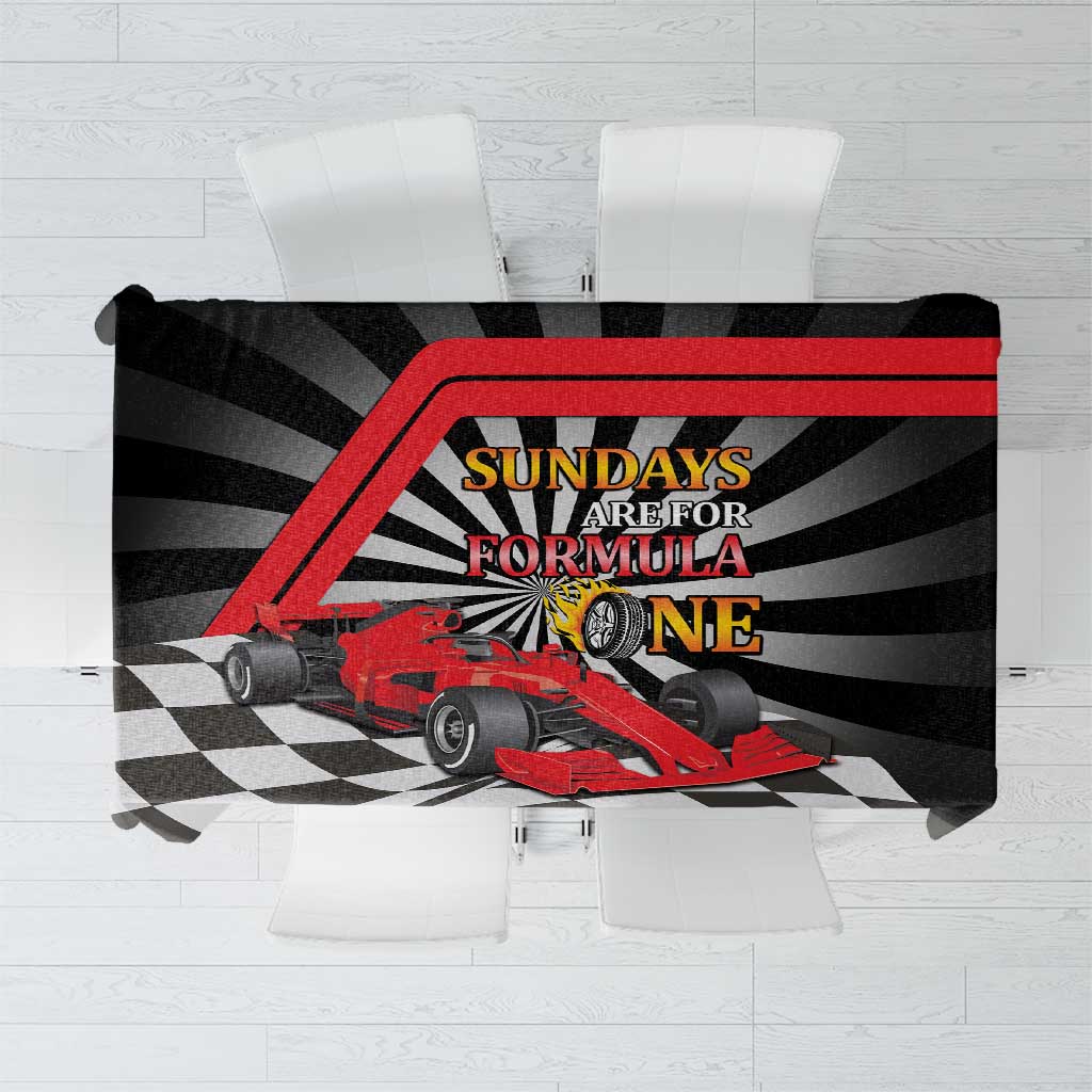 Sundays Are For Formula Racing Tablecloth - Wonder Print Shop