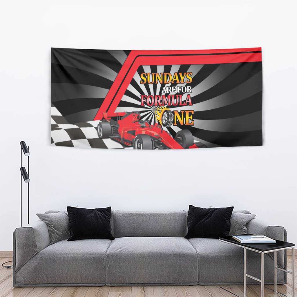 Sundays Are For Formula Racing Tapestry - Wonder Print Shop