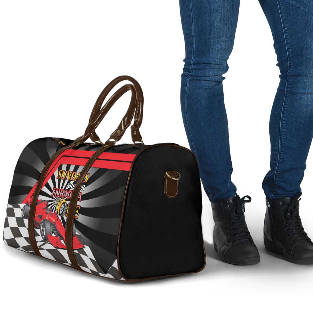 Sundays Are For Formula Racing Travel Bag - Wonder Print Shop
