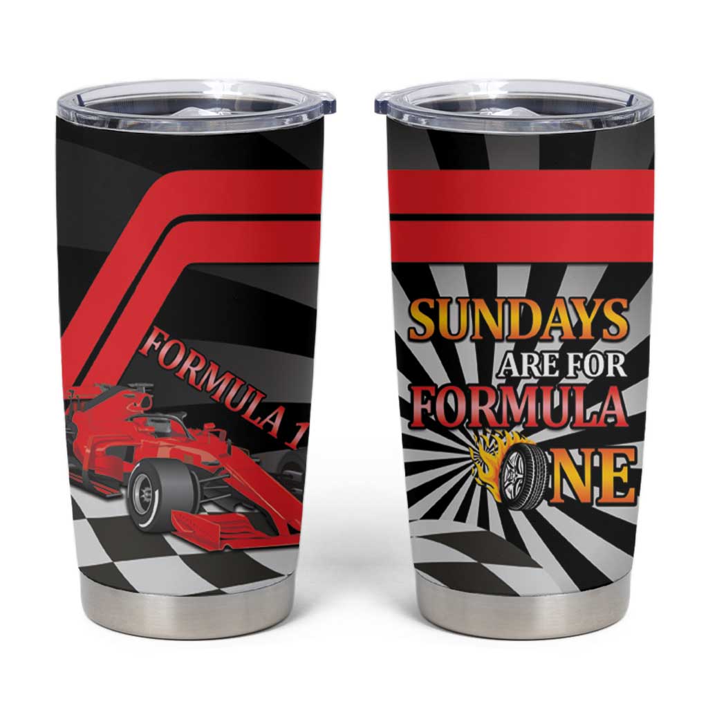 Sundays Are For Formula Racing Tumbler Cup - Wonder Print Shop