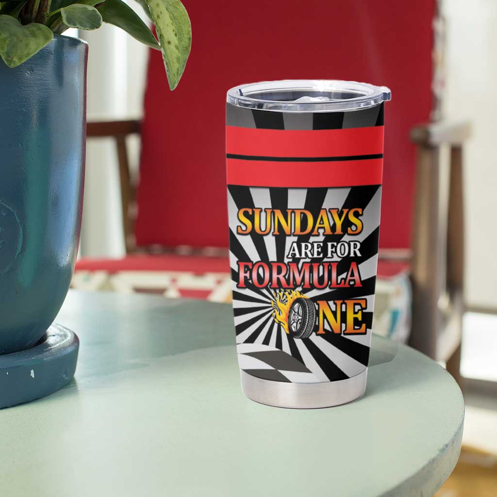 Sundays Are For Formula Racing Tumbler Cup - Wonder Print Shop