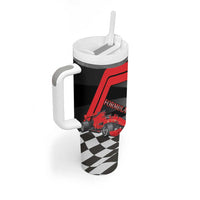Sundays Are For Formula Racing Tumbler With Handle - Wonder Print Shop