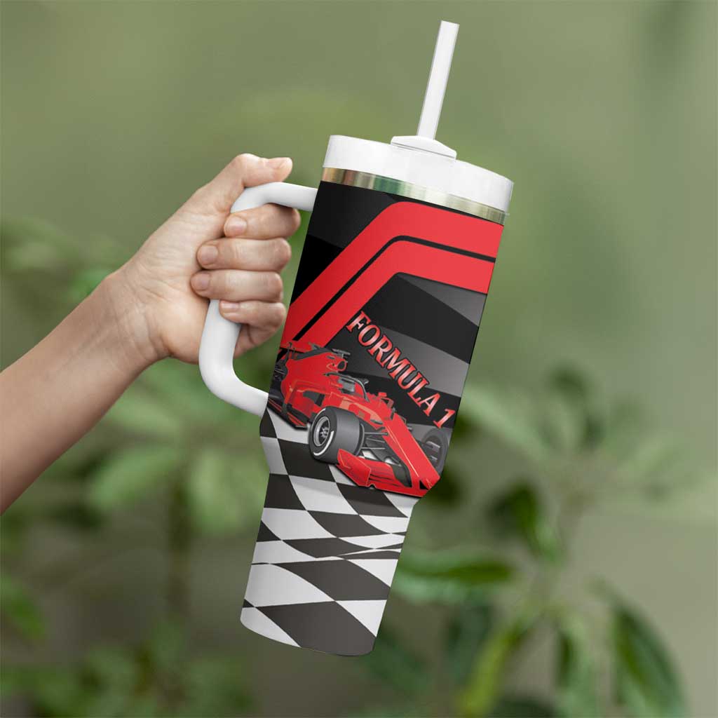 Sundays Are For Formula Racing Tumbler With Handle - Wonder Print Shop