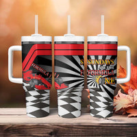 Sundays Are For Formula Racing Tumbler With Handle - Wonder Print Shop