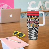 Sundays Are For Formula Racing Tumbler With Handle - Wonder Print Shop