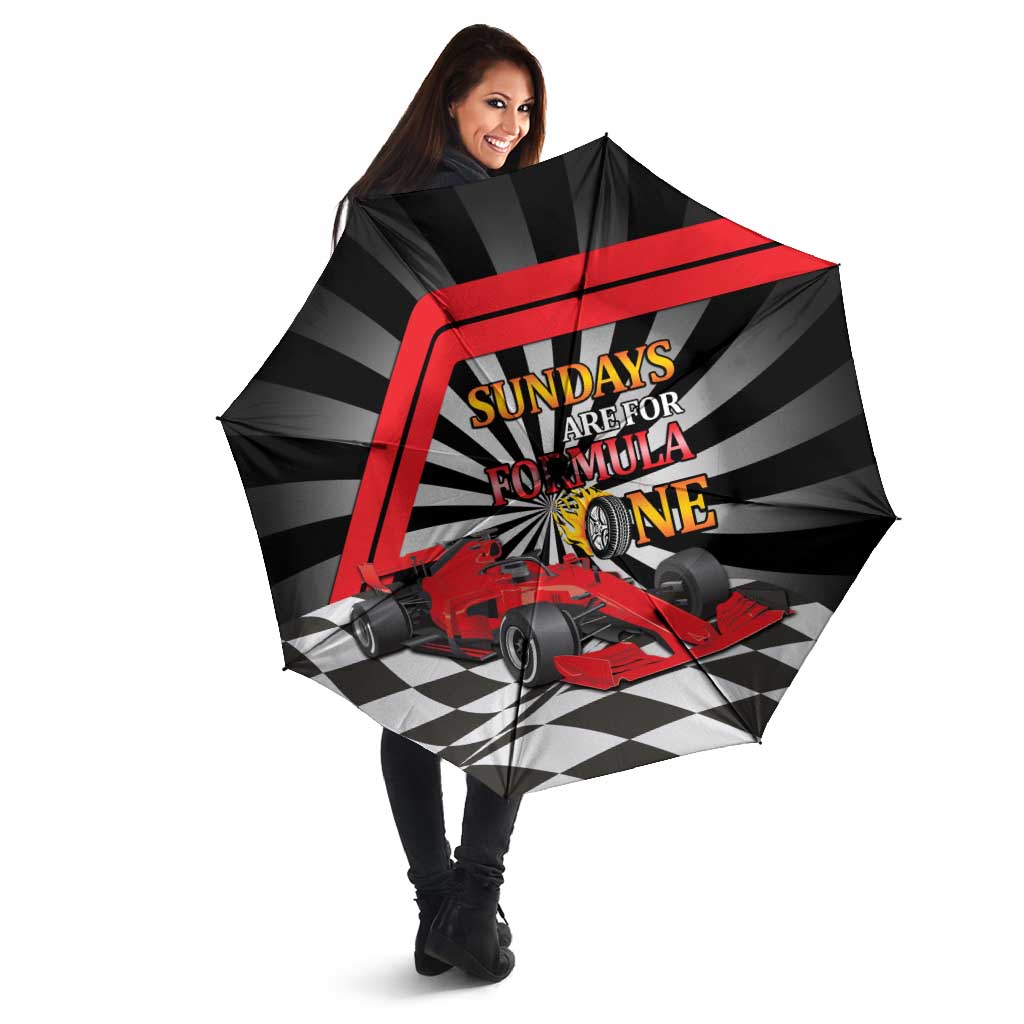 Sundays Are For Formula Racing Umbrella - Wonder Print Shop
