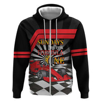 Sundays Are For Formula Racing Zip Hoodie - Wonder Print Shop