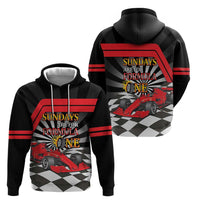Sundays Are For Formula Racing Zip Hoodie - Wonder Print Shop