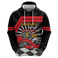 Sundays Are For Formula Racing Zip Hoodie - Wonder Print Shop