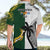 South Africa And Fiji Rugby Hawaiian Shirt 2023 World Cup Fijian Tapa With Kente Pattern - Wonder Print Shop