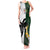 Custom South Africa And Fiji Rugby Tank Maxi Dress 2023 World Cup Fijian Tapa With Kente Pattern - Wonder Print Shop