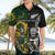 South Africa And Aotearoa Rugby Hawaiian Shirt 2023 Springboks Kente Combine All Black Maori Fern - Wonder Print Shop