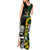 South Africa And Aotearoa Rugby Tank Maxi Dress 2023 Springboks Kente Combine All Black Maori Fern - Wonder Print Shop
