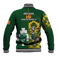 South Africa And Ireland Rugby Baseball Jacket 2023 World Cup Springboks Shamrocks Together - Wonder Print Shop