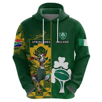 South Africa And Ireland Rugby Hoodie 2023 World Cup Springboks Shamrocks Together - Wonder Print Shop