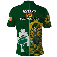 South Africa And Ireland Rugby Polo Shirt 2023 World Cup Springboks Shamrocks Together - Wonder Print Shop