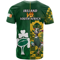 South Africa And Ireland Rugby T Shirt 2023 World Cup Springboks Shamrocks Together - Wonder Print Shop