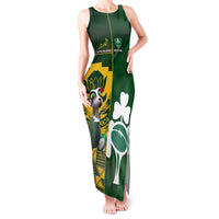 South Africa And Ireland Rugby Tank Maxi Dress 2023 World Cup Springboks Shamrocks Together - Wonder Print Shop
