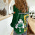 South Africa And Ireland Rugby Women Casual Shirt 2023 World Cup Springboks Shamrocks Together - Wonder Print Shop
