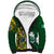 Custom South Africa And Ireland Rugby Sherpa Hoodie 2023 World Cup Springboks Shamrocks Together - Wonder Print Shop