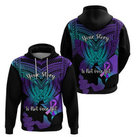 Suicide Awareness Your Story Is Not Over Yet Hoodie Polynesian Butterfly Tattoo - Wonder Print Shop
