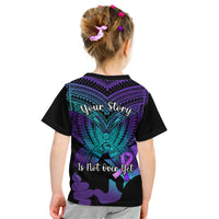Suicide Awareness Your Story Is Not Over Yet Kid T Shirt Polynesian Butterfly Tattoo - Wonder Print Shop