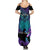 Suicide Awareness Your Story Is Not Over Yet Summer Maxi Dress Polynesian Butterfly Tattoo - Wonder Print Shop