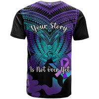 Suicide Awareness Your Story Is Not Over Yet T Shirt Polynesian Butterfly Tattoo - Wonder Print Shop