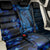 Blue Polynesia Shark Tattoo Back Car Seat Cover With Polynesian Plumeria - Wonder Print Shop