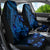 Blue Polynesia Shark Tattoo Car Seat Cover With Polynesian Plumeria - Wonder Print Shop