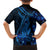 Blue Polynesia Shark Tattoo Family Matching Summer Maxi Dress and Hawaiian Shirt With Polynesian Plumeria - Wonder Print Shop