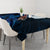 Blue Polynesia Shark Tattoo Tablecloth With Polynesian Plumeria - Wonder Print Shop