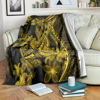 gold-polynesia-shark-tattoo-blanket-with-polynesian-plumeria