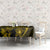 Gold Polynesia Shark Tattoo Tablecloth With Polynesian Plumeria - Wonder Print Shop