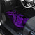 Purple Polynesia Shark Tattoo Car Mats With Polynesian Plumeria - Wonder Print Shop