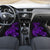 Purple Polynesia Shark Tattoo Car Mats With Polynesian Plumeria - Wonder Print Shop