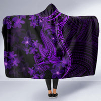 purple-polynesia-shark-tattoo-hooded-blanket-with-polynesian-plumeria