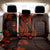 Red Polynesia Back Car Seat Cover Shark Tattoo With Polynesian Plumeria - Wonder Print Shop
