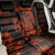 Red Polynesia Back Car Seat Cover Shark Tattoo With Polynesian Plumeria - Wonder Print Shop