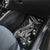 Black Polynesia Car Mats Shark Tattoo With Polynesian Plumeria - Wonder Print Shop