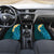 Turquosie Polynesia Car Mats Plumeria Tropical Leaves With Galaxy Polynesian Art - Wonder Print Shop