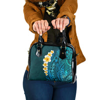 turquosie-polynesia-shoulder-handbag-plumeria-tropical-leaves-with-galaxy-polynesian-art