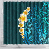 turquosie-polynesia-shower-curtain-plumeria-tropical-leaves-with-galaxy-polynesian-art