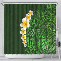 green-polynesia-shower-curtain-plumeria-tropical-leaves-with-galaxy-polynesian-art