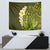 Lime Green Tropical Plumeria With Galaxy Polynesian Art Tapestry - Wonder Print Shop