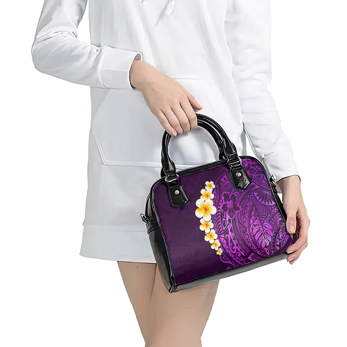 purple-tropical-plumeria-with-galaxy-polynesian-art-shoulder-handbag