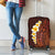 Red Tropical Plumeria With Galaxy Polynesian Art Luggage Cover - Wonder Print Shop