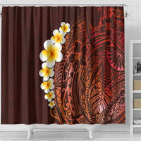 red-tropical-plumeria-with-galaxy-polynesian-art-shower-curtain
